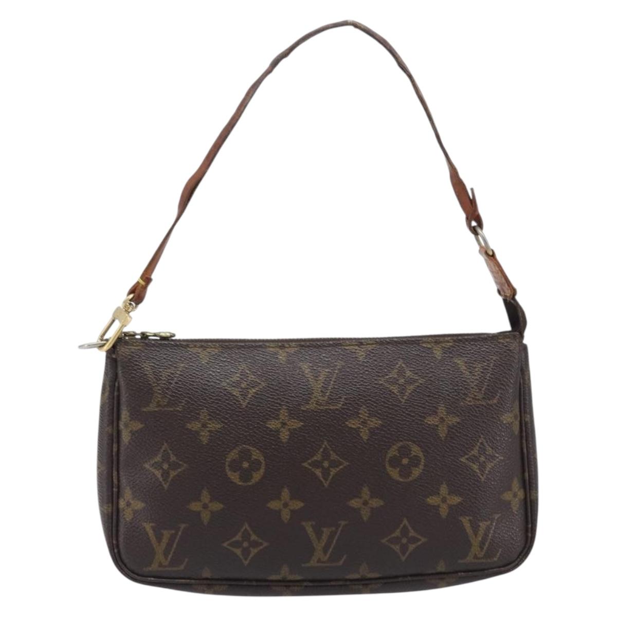 LOUIS VUITTON Monogram Pochette Accessoires Pouch M51980 LV Auth 213416