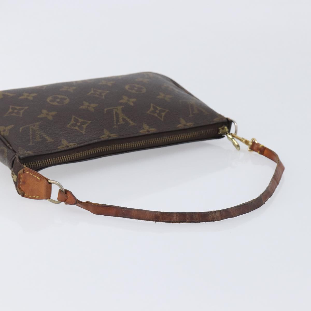 LOUIS VUITTON Monogram Pochette Accessoires Pouch M51980 LV Auth 213416