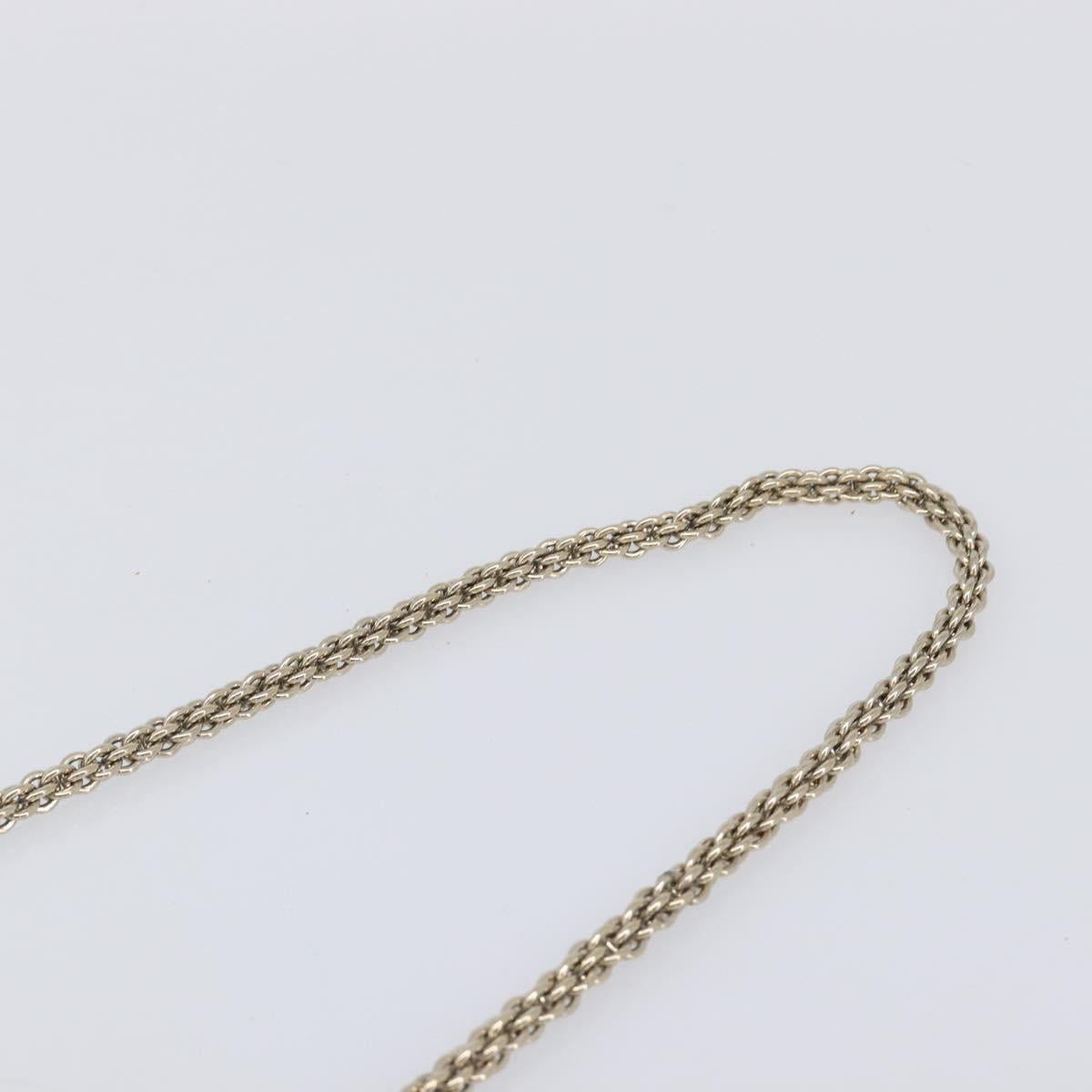 Valentino Chain Shoulder Bag Leather Yellow Gold Auth 213418A
