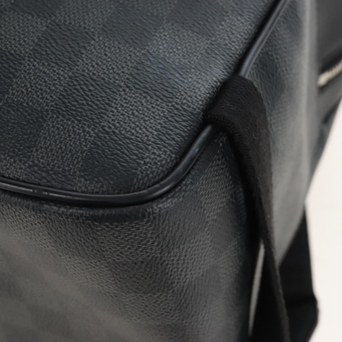 LOUIS VUITTON Damier Grafitte Josh Backpack N41473 LV Auth 213420SAV