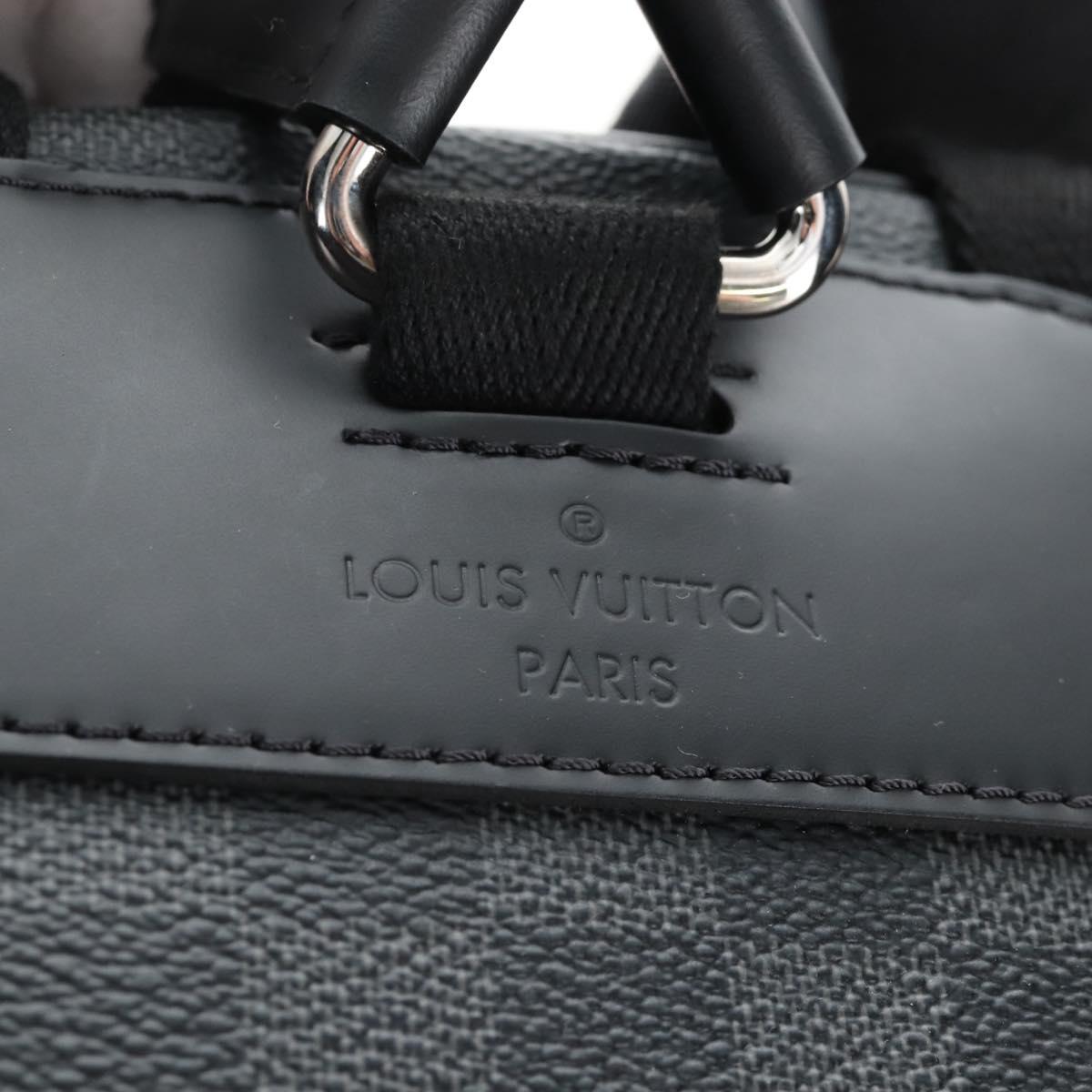 LOUIS VUITTON Damier Grafitte Josh Backpack N41473 LV Auth 213420SAV