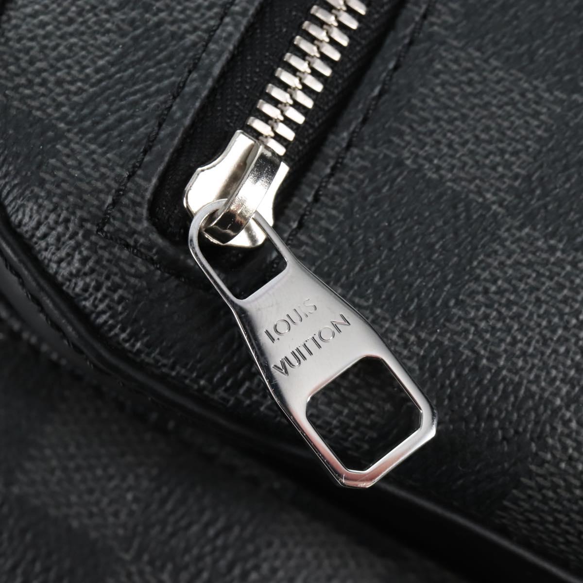 LOUIS VUITTON Damier Grafitte Josh Backpack N41473 LV Auth 213420SAV