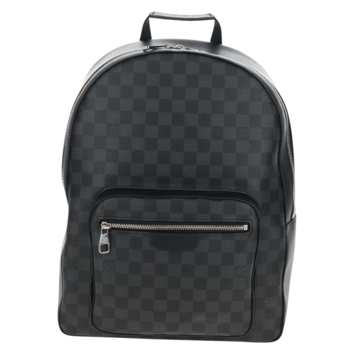 LOUIS VUITTON Damier Grafitte Josh Backpack N41473 LV Auth 213420SAV
