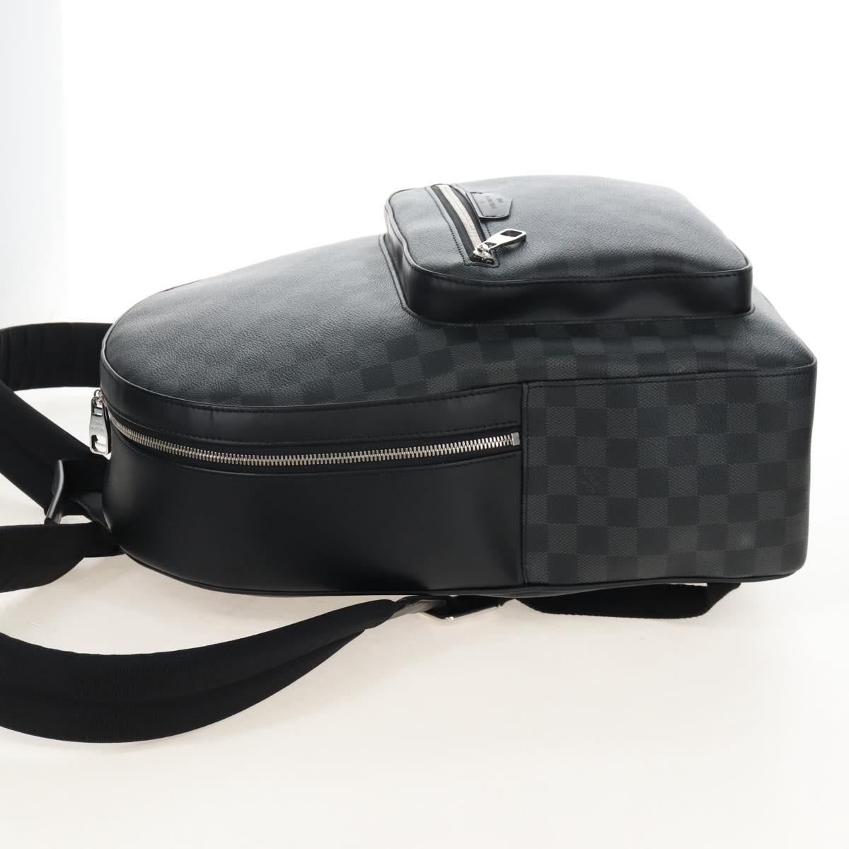 LOUIS VUITTON Damier Grafitte Josh Backpack N41473 LV Auth 213420SAV