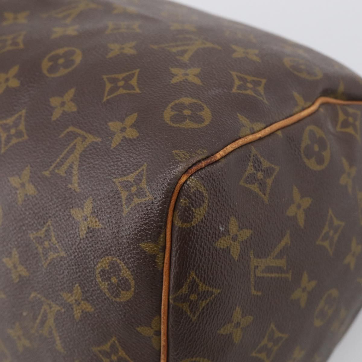 LOUIS VUITTON Monogram Speedy 35 Hand Bag M41524 LV Auth 213422