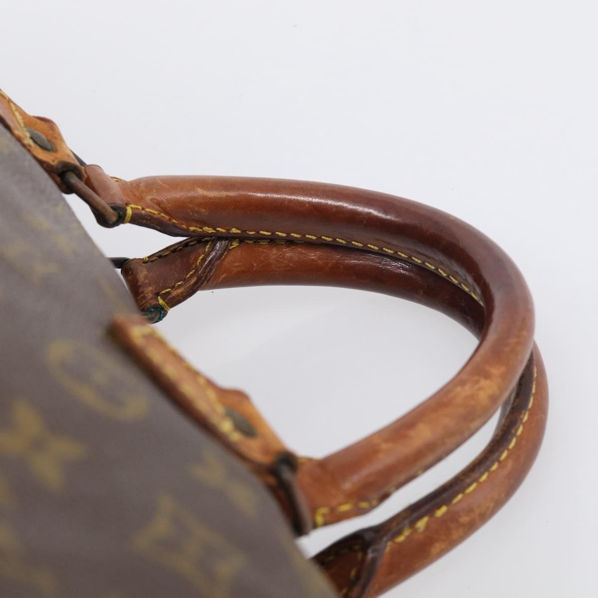 LOUIS VUITTON Monogram Speedy 35 Hand Bag M41524 LV Auth 213422