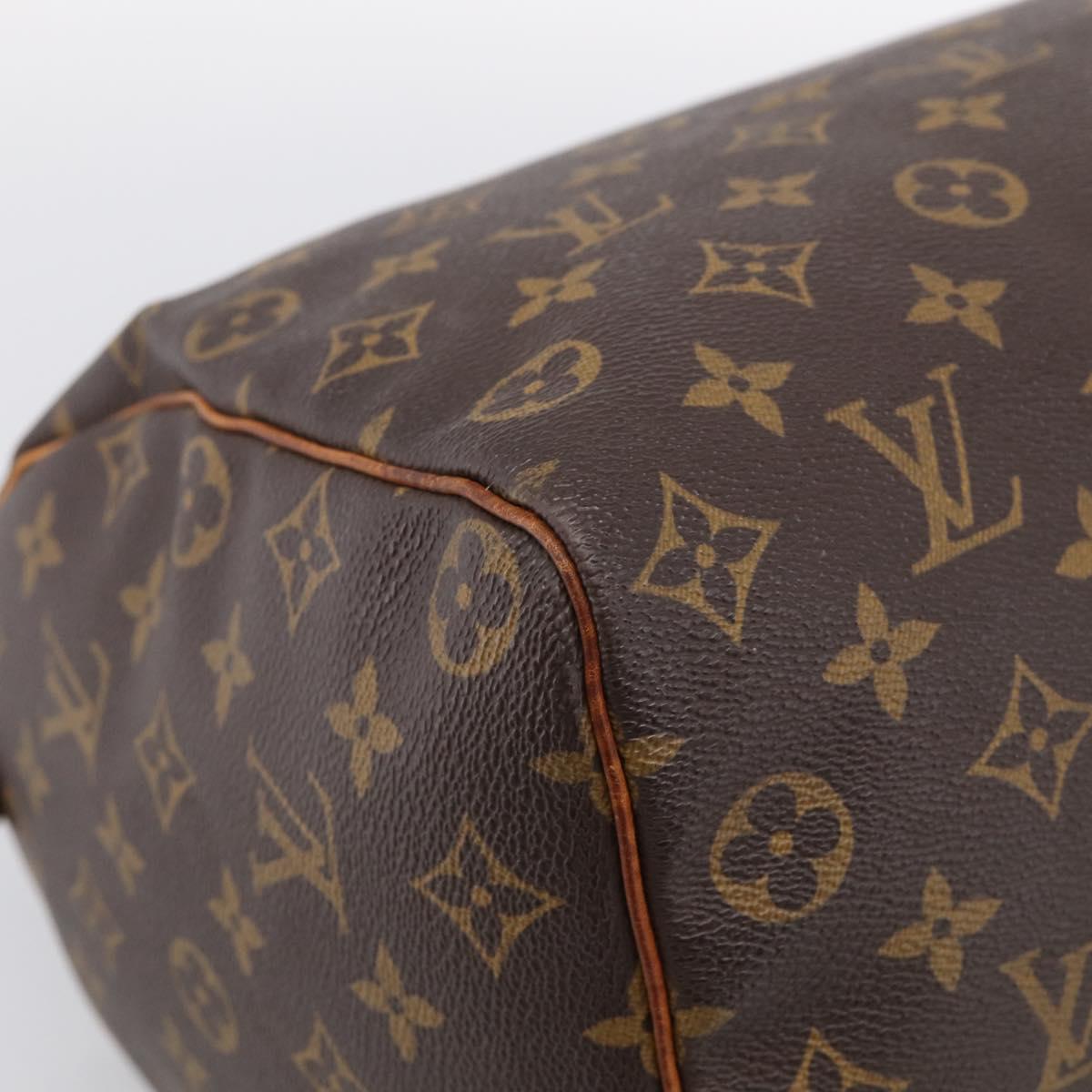 LOUIS VUITTON Monogram Speedy 35 Hand Bag M41524 LV Auth 213430A