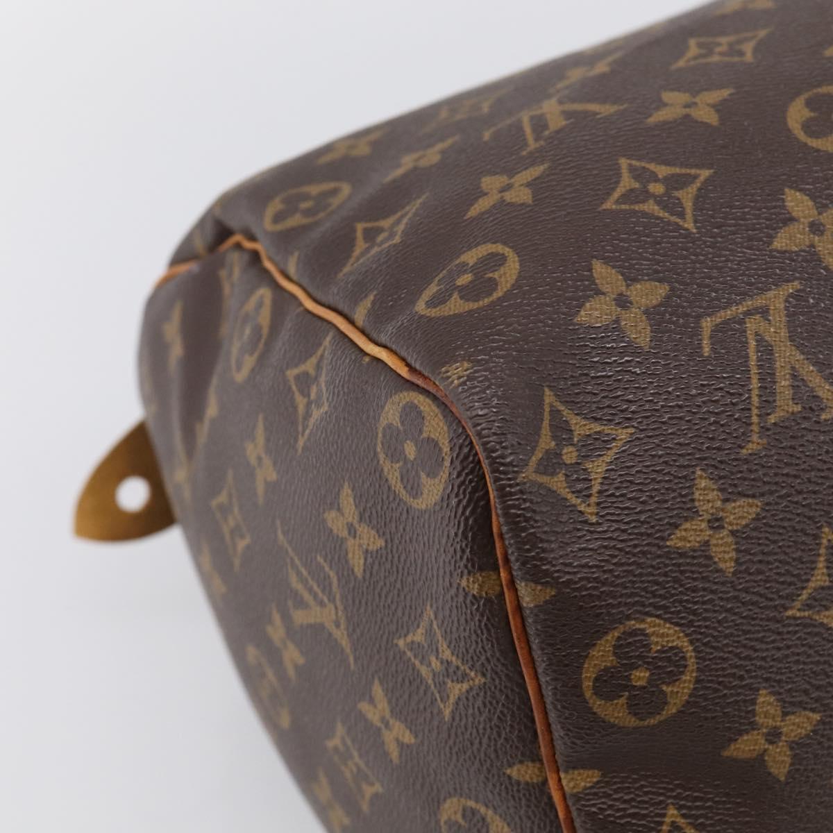 LOUIS VUITTON Monogram Speedy 35 Hand Bag M41524 LV Auth 213430A
