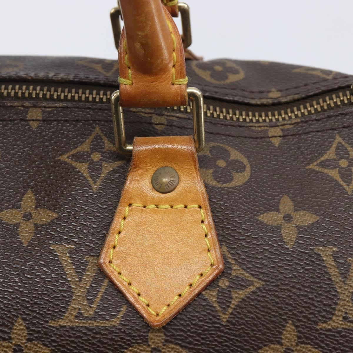 LOUIS VUITTON Monogram Speedy 30 Hand Bag M41526 LV Auth 213432A