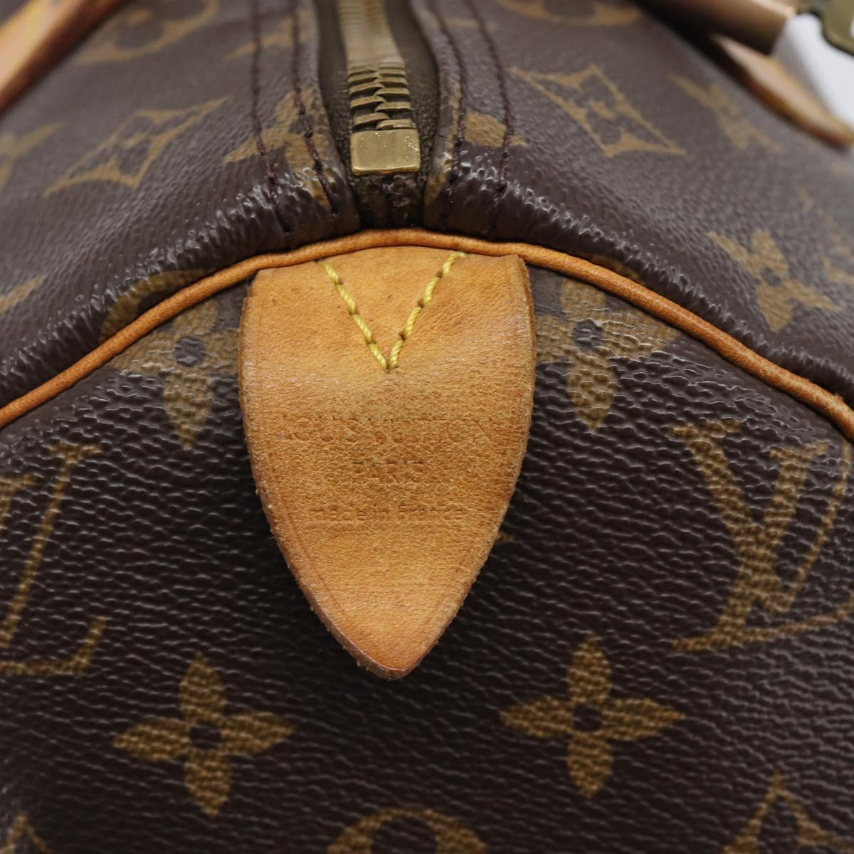 LOUIS VUITTON Monogram Speedy 30 Hand Bag M41526 LV Auth 213432A
