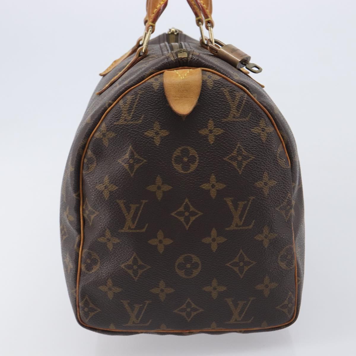 LOUIS VUITTON Monogram Speedy 30 Hand Bag M41526 LV Auth 213432A