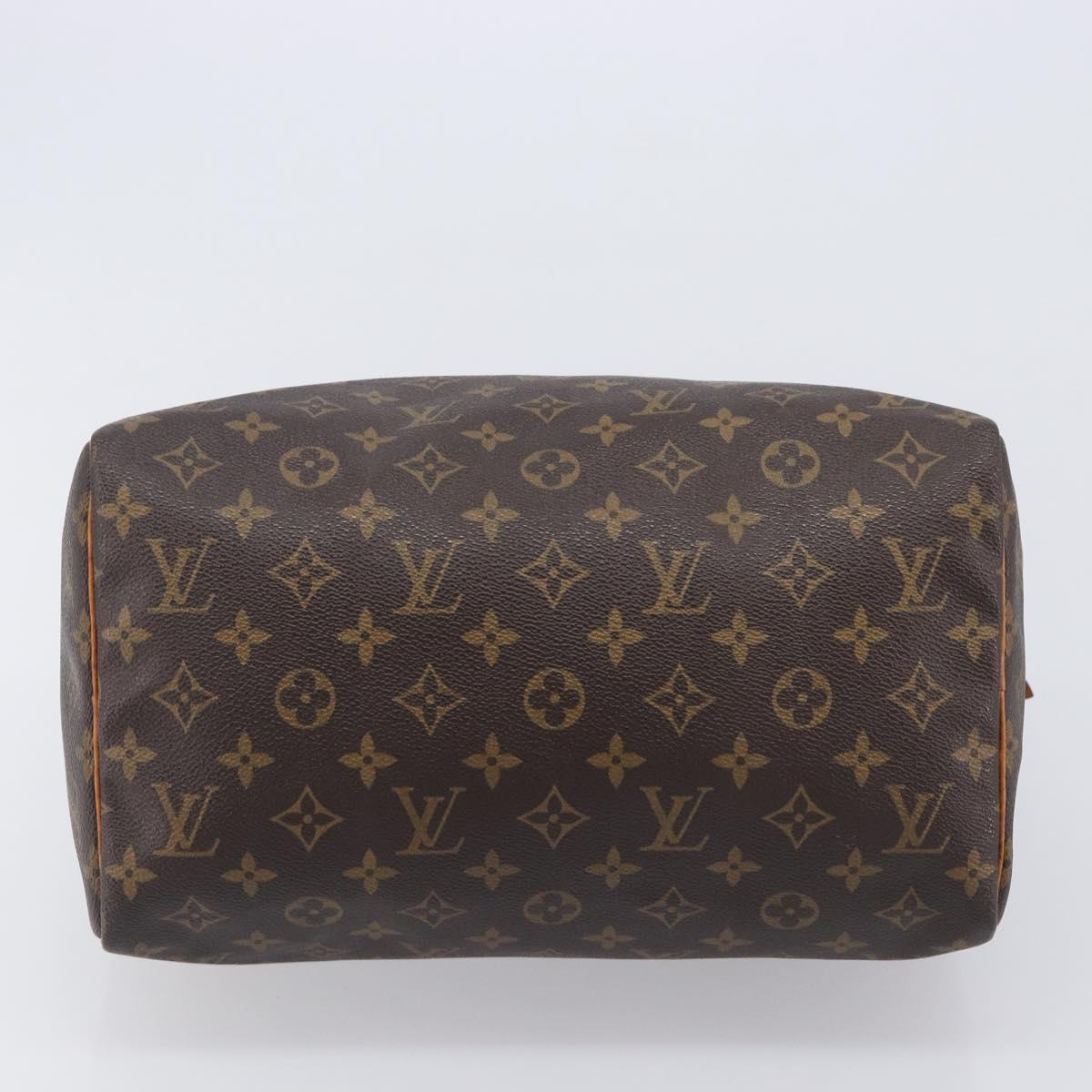 LOUIS VUITTON Monogram Speedy 30 Hand Bag M41526 LV Auth 213432A