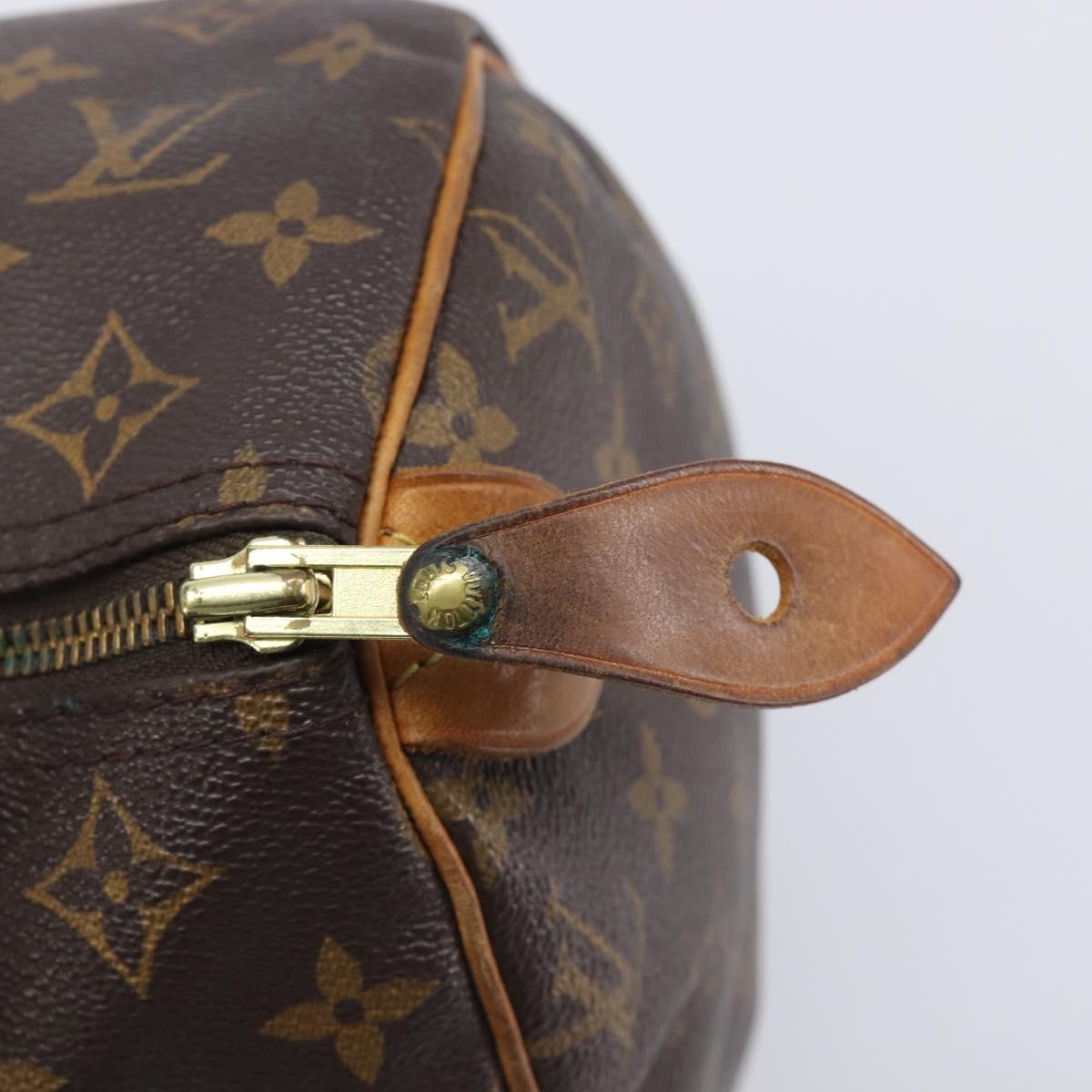 LOUIS VUITTON Monogram Speedy 30 Hand Bag M41526 LV Auth 213440A
