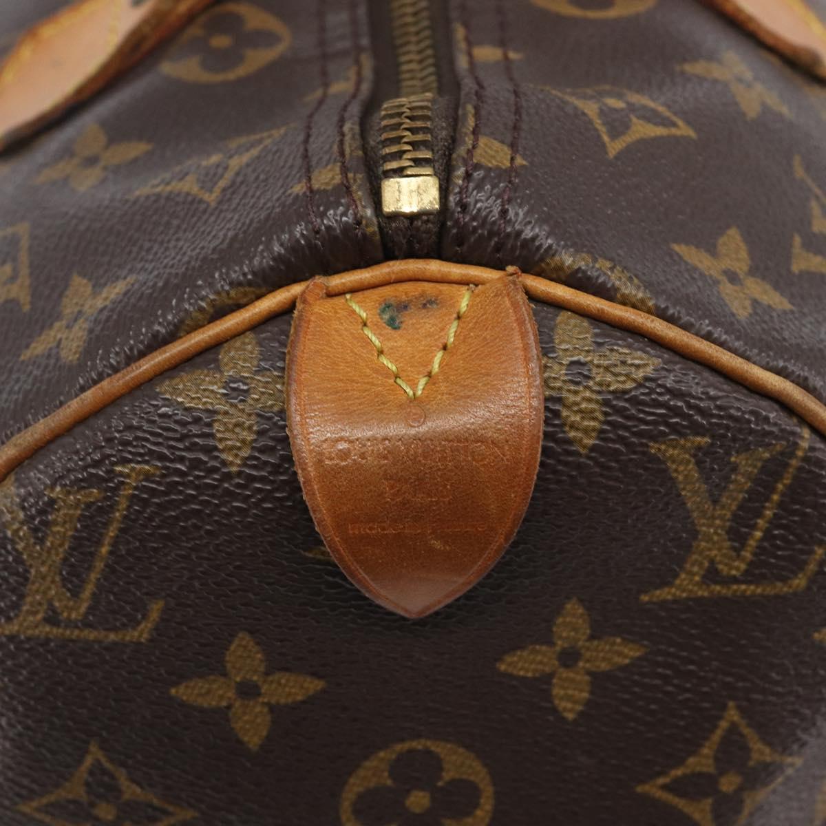 LOUIS VUITTON Monogram Speedy 30 Hand Bag M41526 LV Auth 213440A