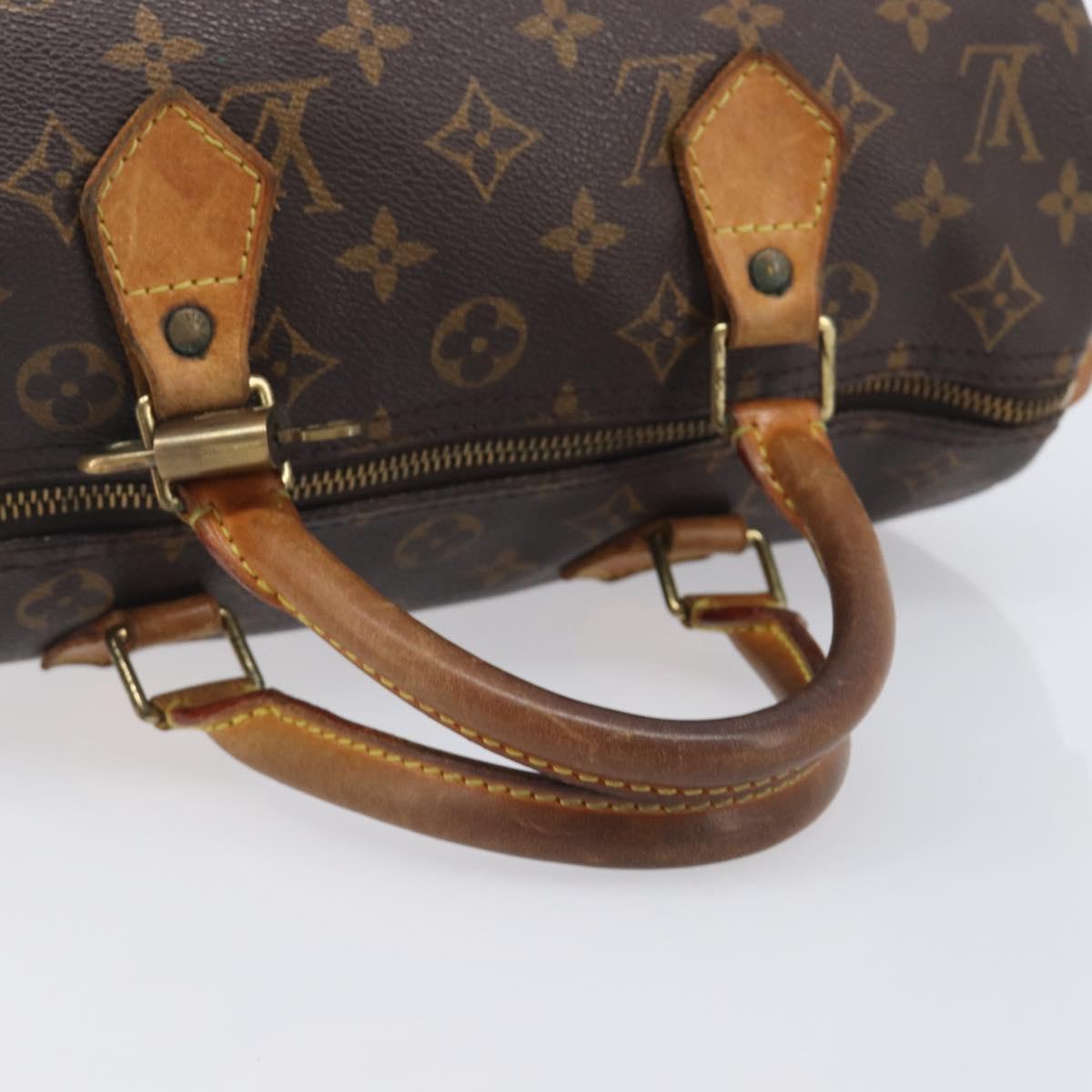 LOUIS VUITTON Monogram Speedy 30 Hand Bag M41526 LV Auth 213440A
