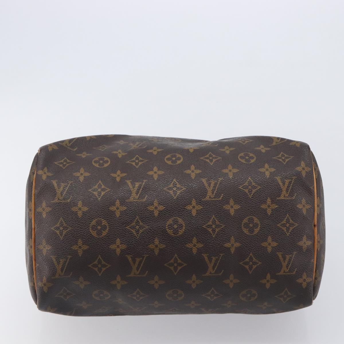 LOUIS VUITTON Monogram Speedy 30 Hand Bag M41526 LV Auth 213440A