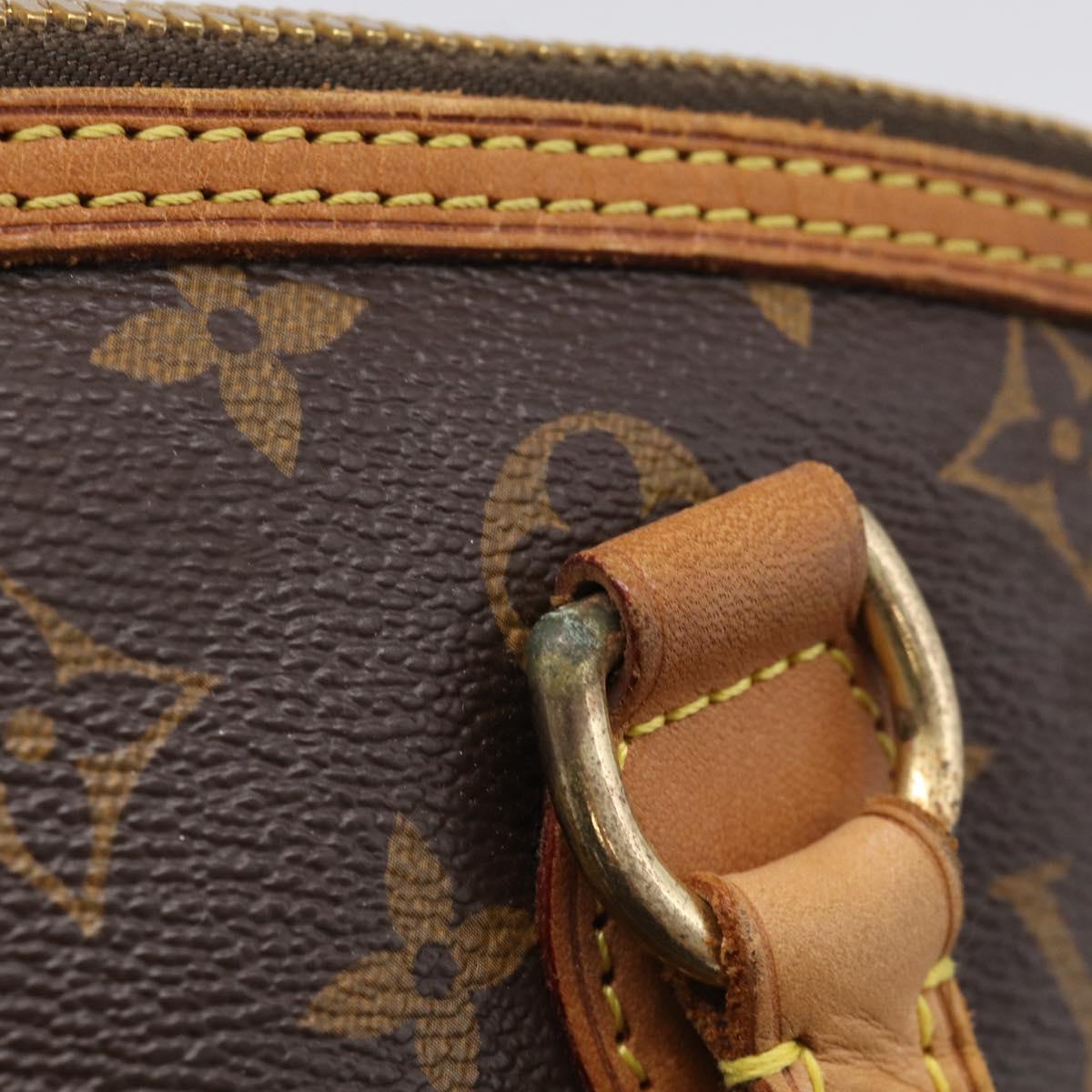 LOUIS VUITTON Monogram Lockit Horizontal Hand Bag M40104 LV Auth 213452A