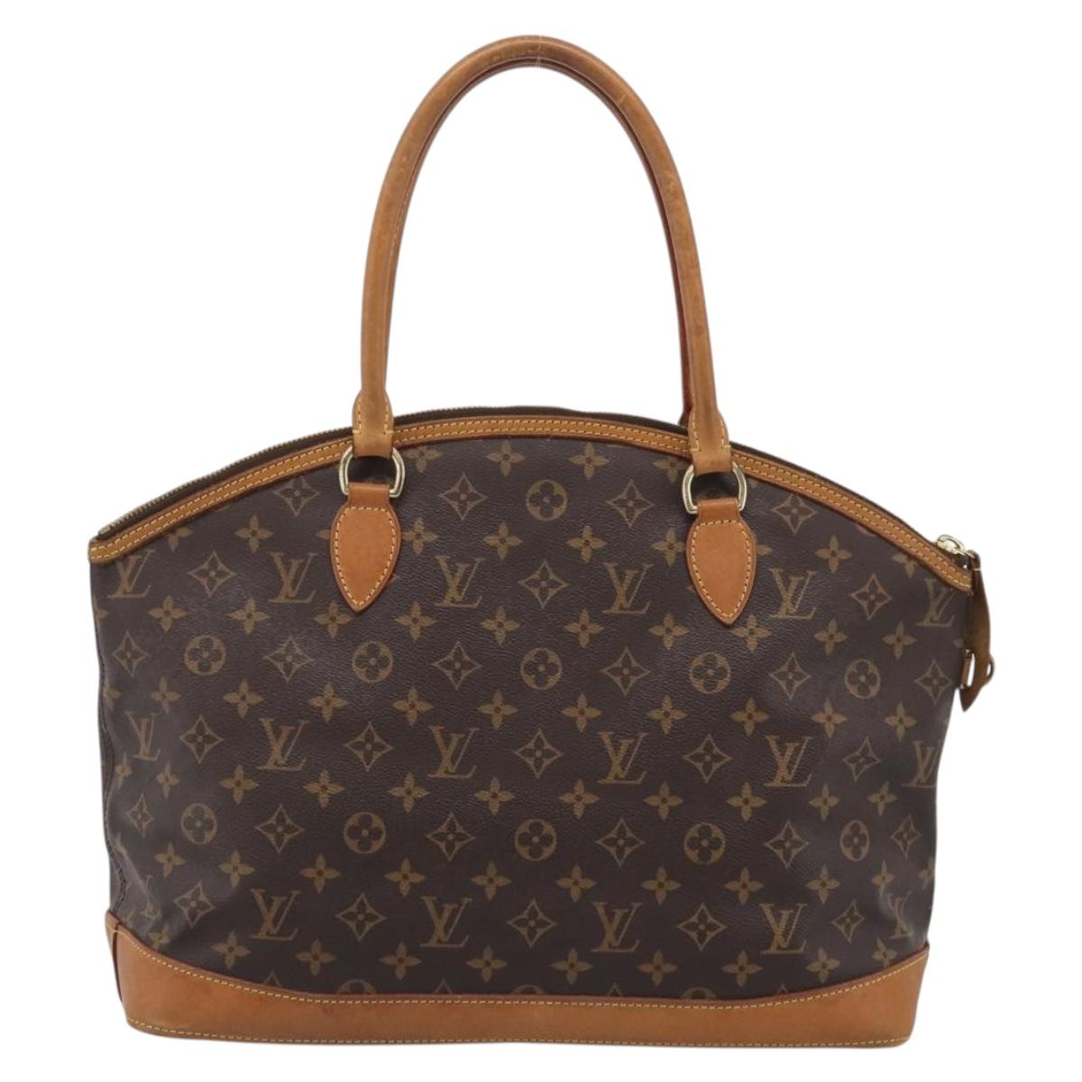 LOUIS VUITTON Monogram Lockit Horizontal Hand Bag M40104 LV Auth 213452A