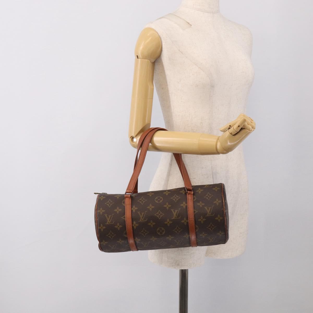 LOUIS VUITTON Monogram Papillon 30 Hand Bag M51365 LV Auth 213453A