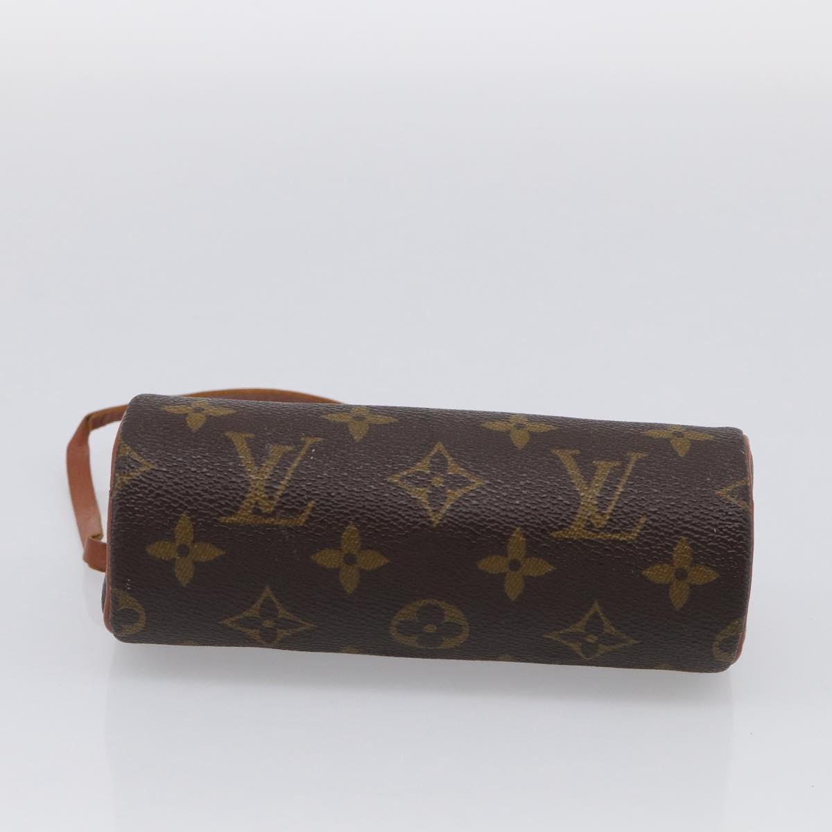 LOUIS VUITTON Monogram Papillon Pouch LV Auth 213454