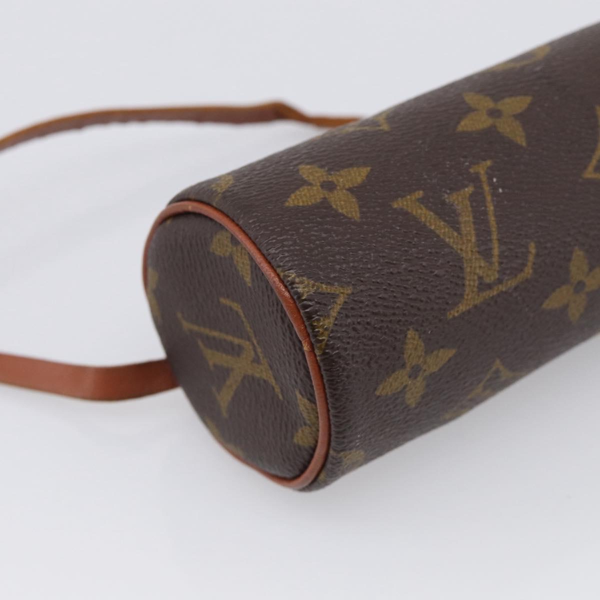 LOUIS VUITTON Monogram Papillon Pouch LV Auth 213454