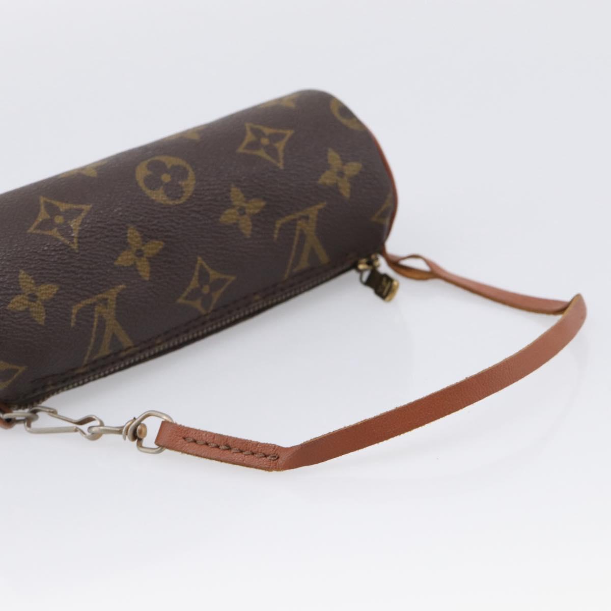 LOUIS VUITTON Monogram Papillon Pouch LV Auth 213454