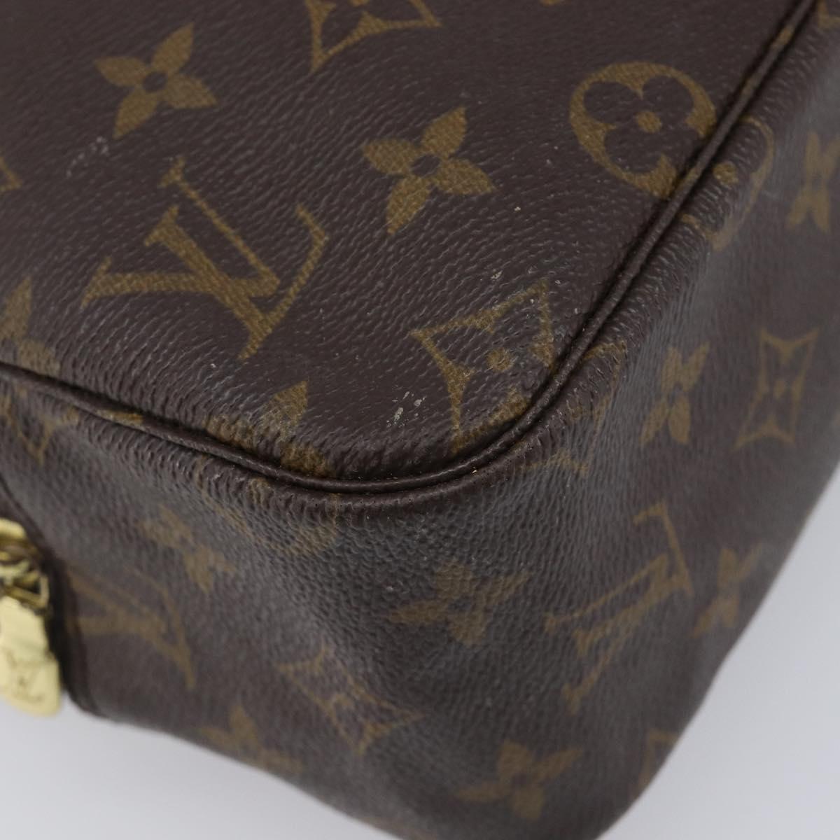 LOUIS VUITTON Monogram Trousse Toilette 28 Clutch Bag M47522 LV Auth 213468