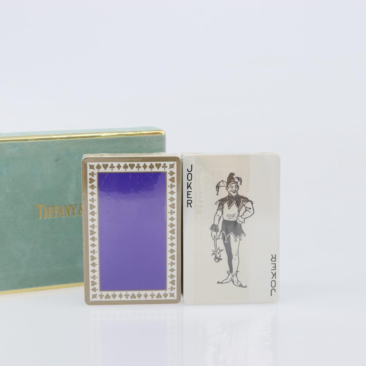 Tiffany & Co. Playing Cards Paper Turquoise Blue Auth 213469