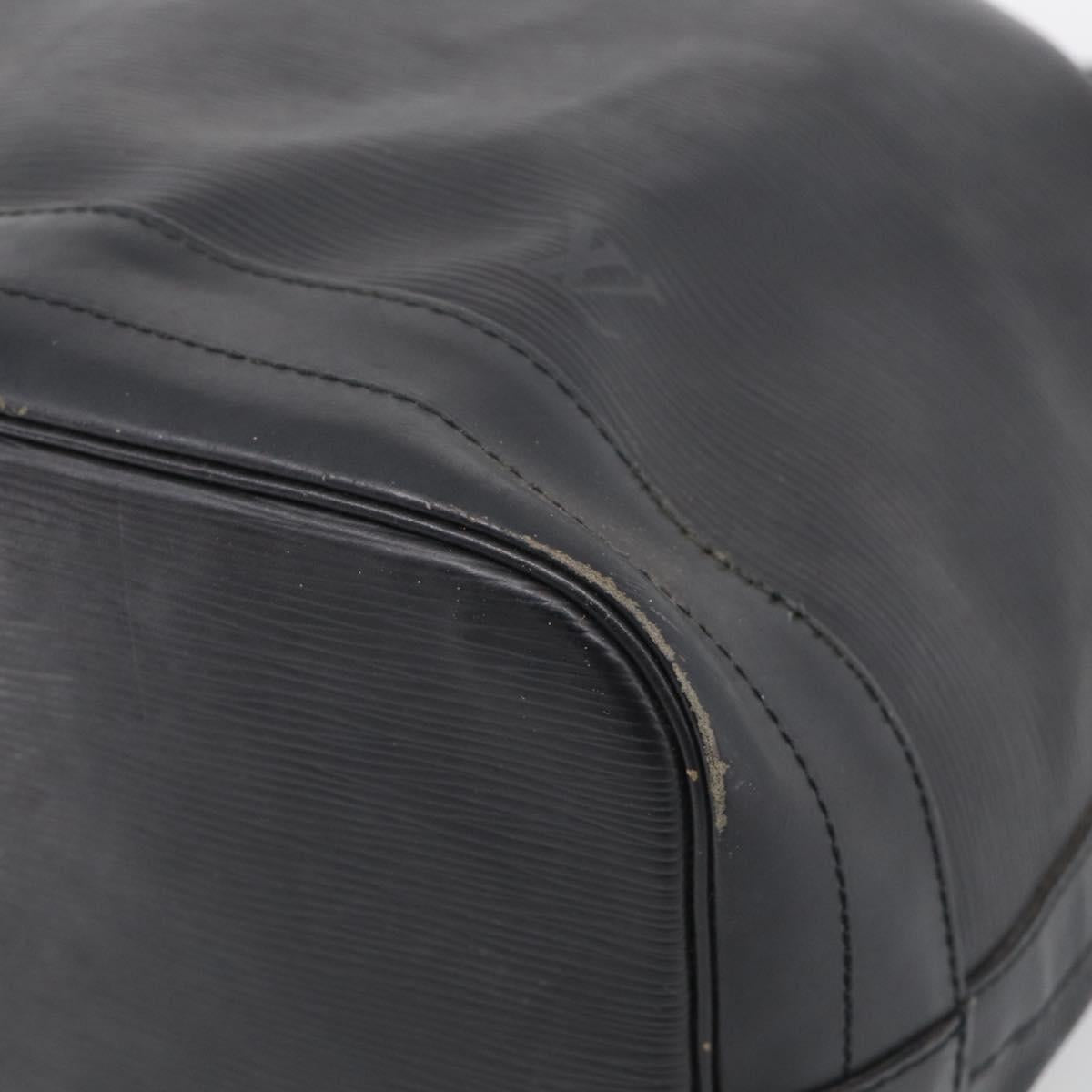 LOUIS VUITTON Epi Noe Shoulder Bag Black M44002 LV Auth 213474