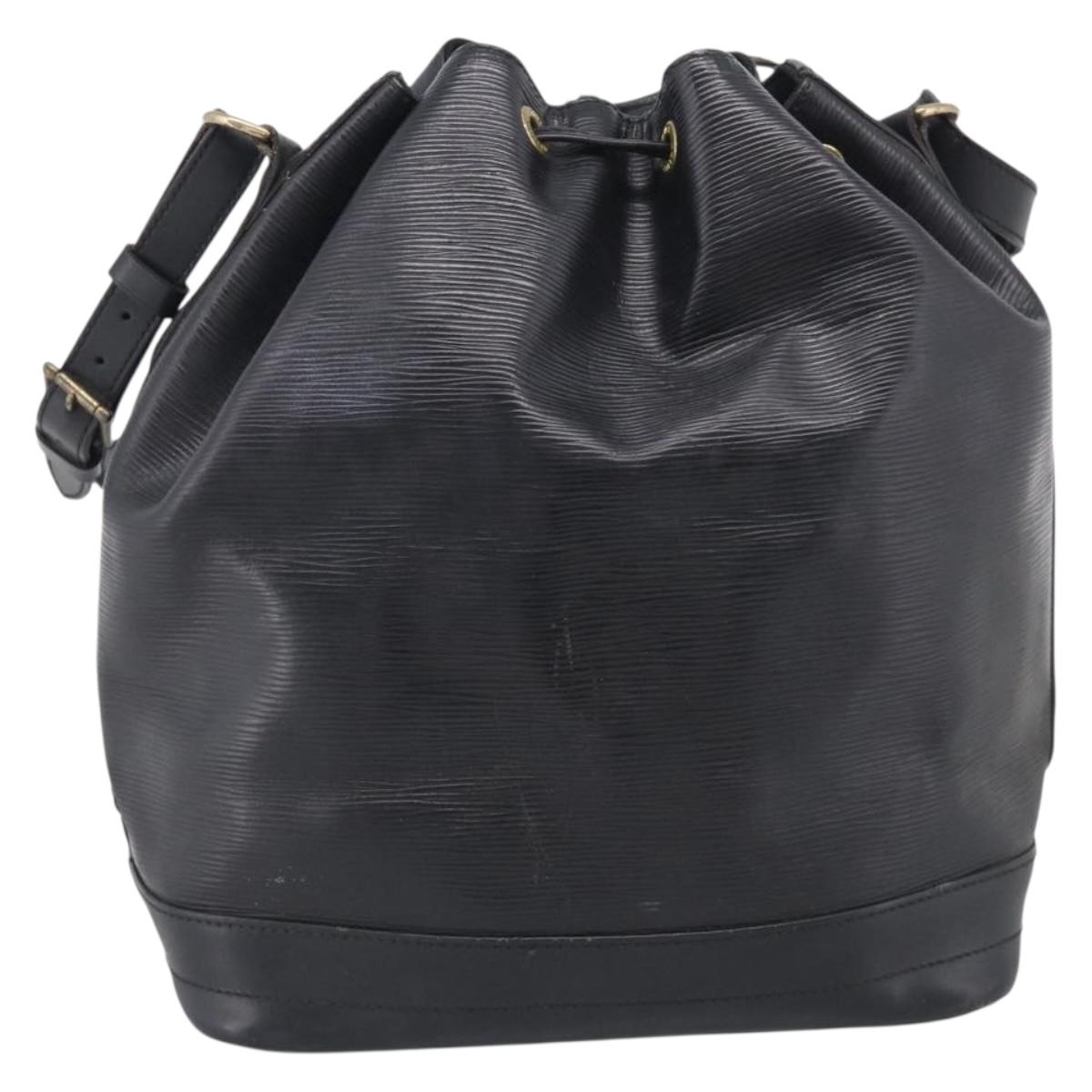 LOUIS VUITTON Epi Noe Shoulder Bag Black M44002 LV Auth 213474