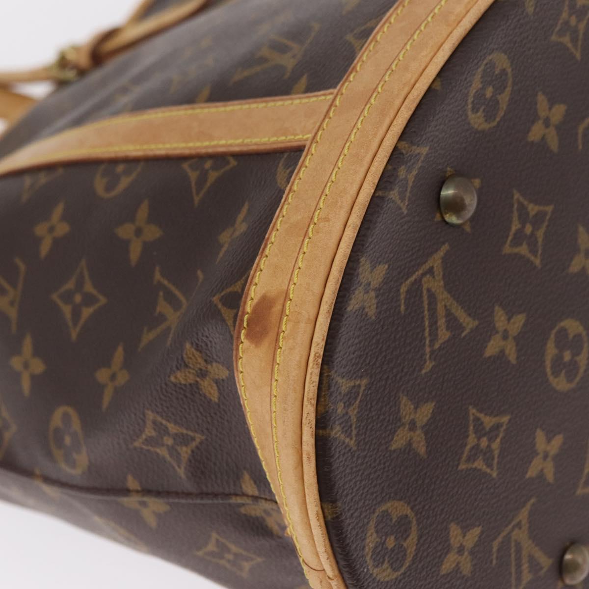LOUIS VUITTON Monogram Bucket GM Shoulder Bag M42236 LV Auth 213476