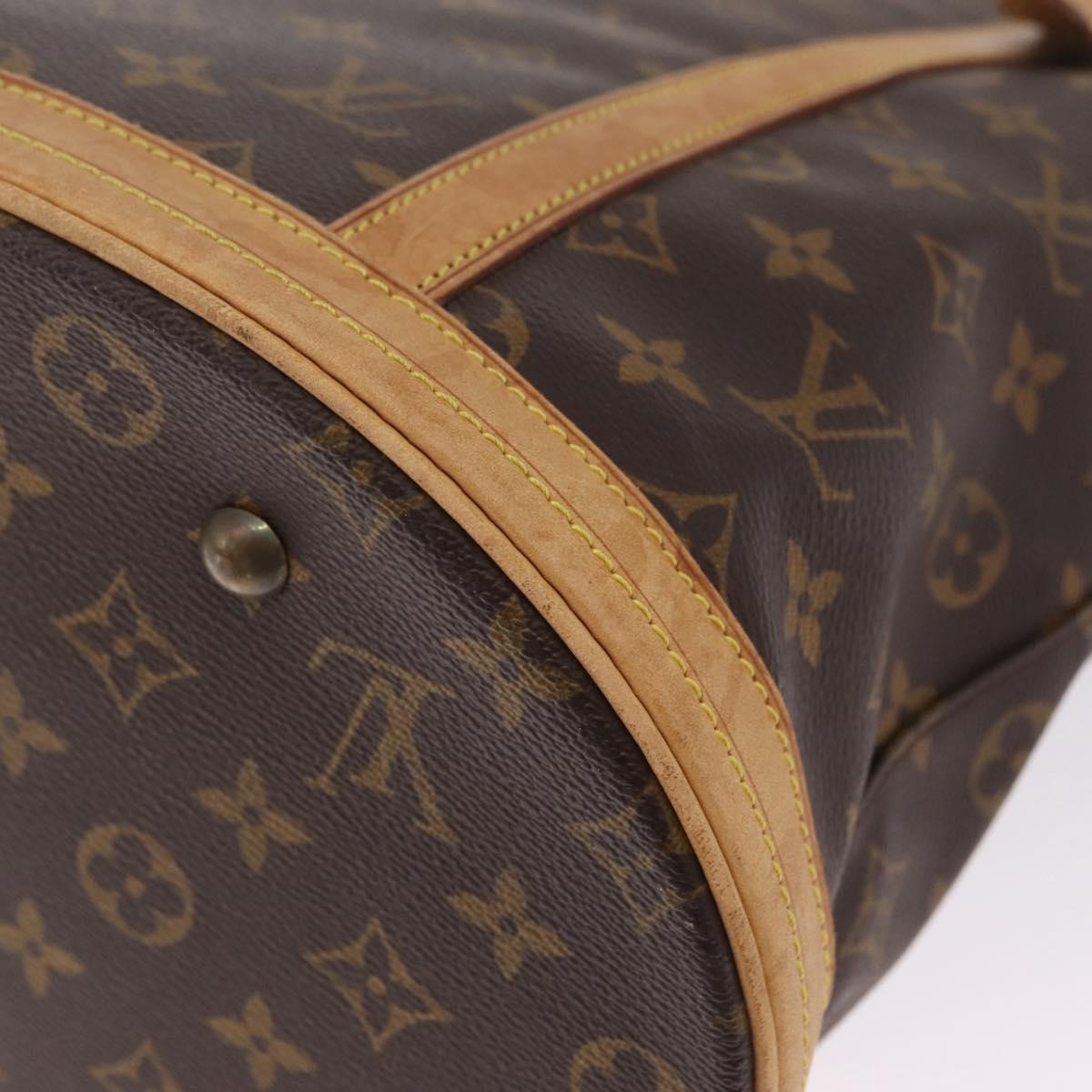 LOUIS VUITTON Monogram Bucket GM Shoulder Bag M42236 LV Auth 213476