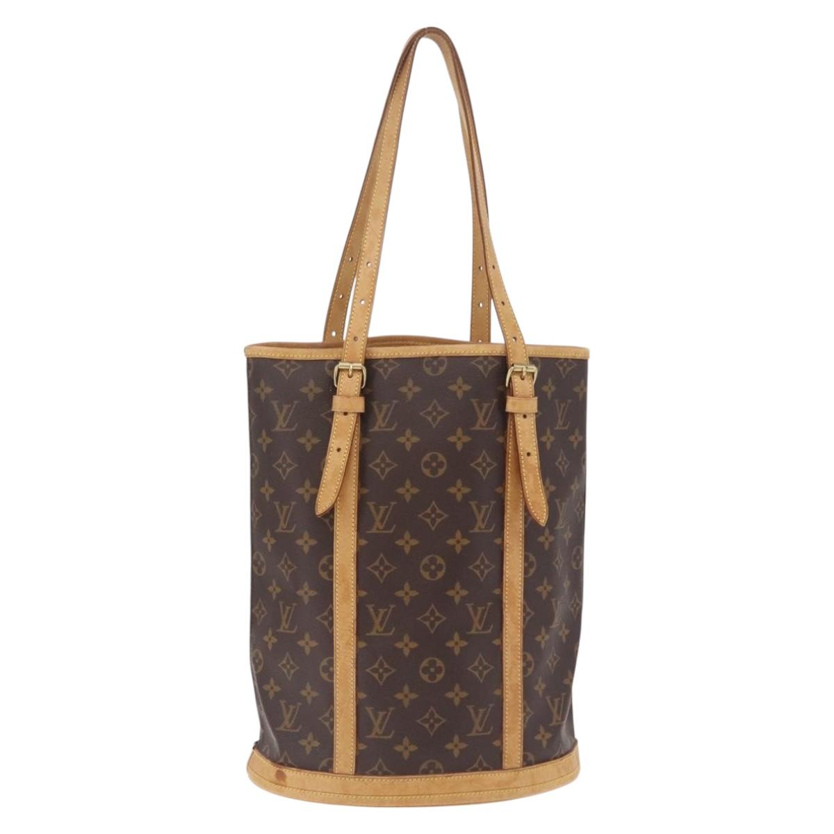 LOUIS VUITTON Monogram Bucket GM Shoulder Bag M42236 LV Auth 213476
