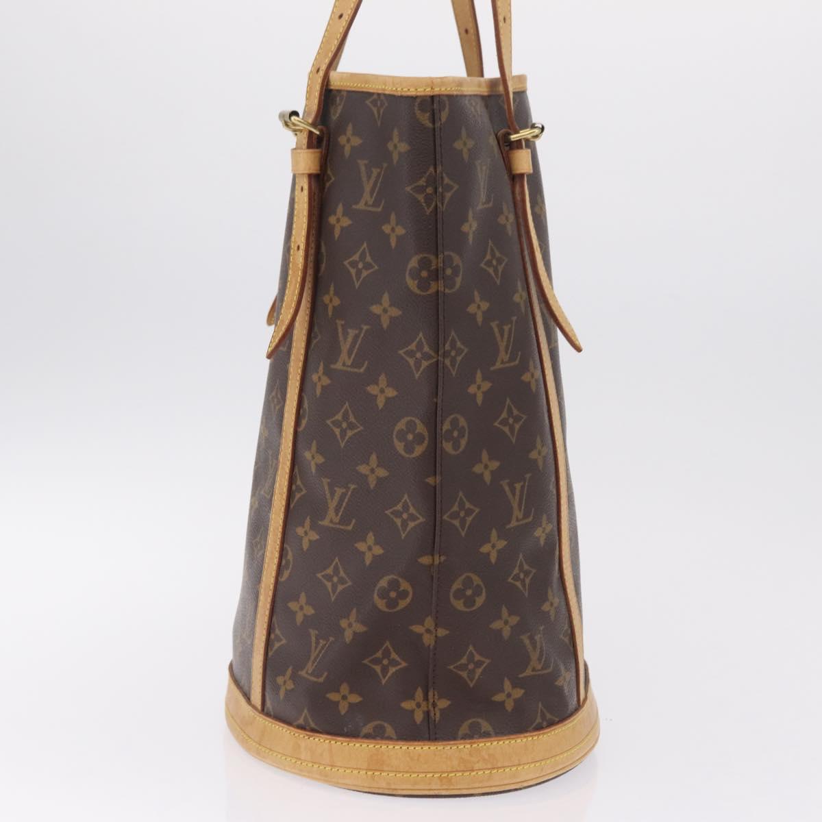 LOUIS VUITTON Monogram Bucket GM Shoulder Bag M42236 LV Auth 213476