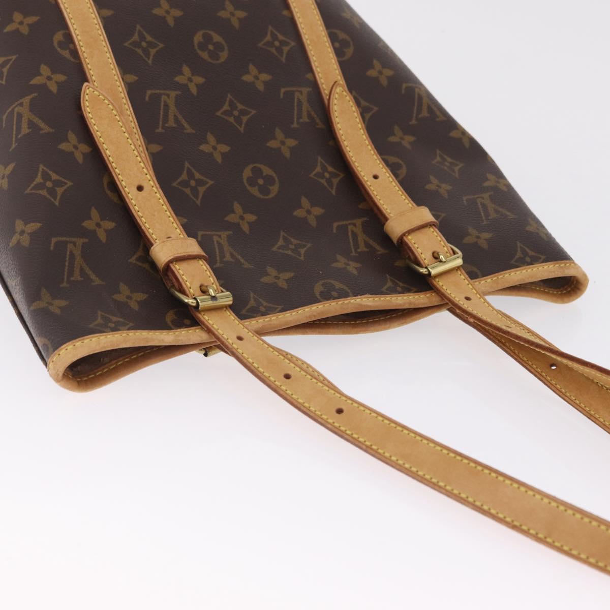 LOUIS VUITTON Monogram Bucket GM Shoulder Bag M42236 LV Auth 213476