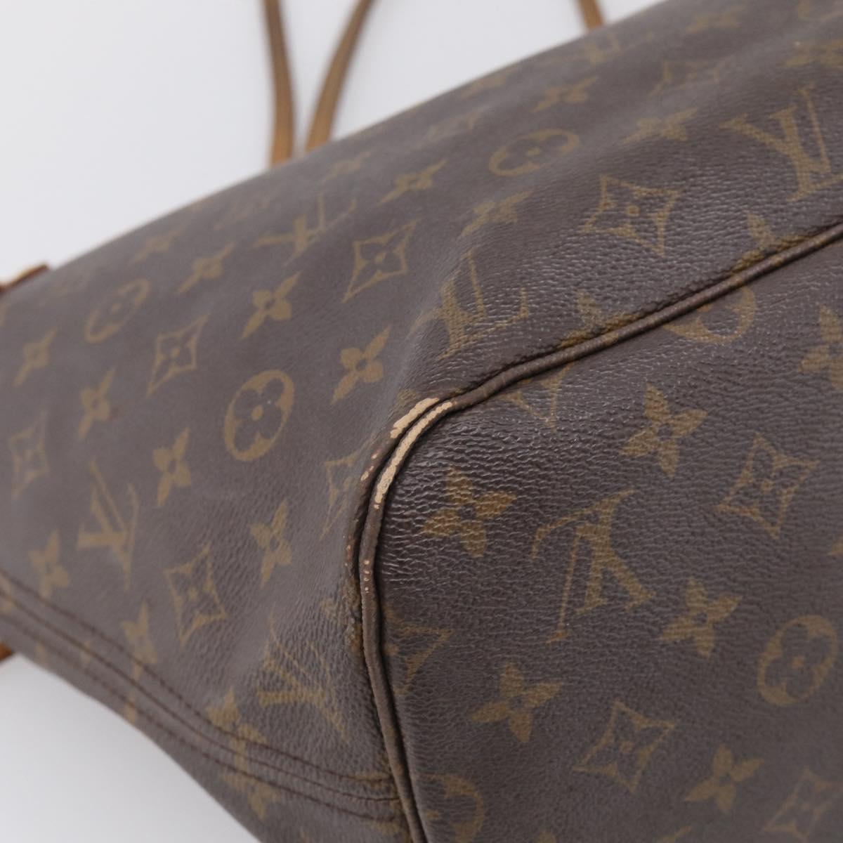 LOUIS VUITTON Monogram Neverfull MM Tote Bag M40156 LV Auth 213478