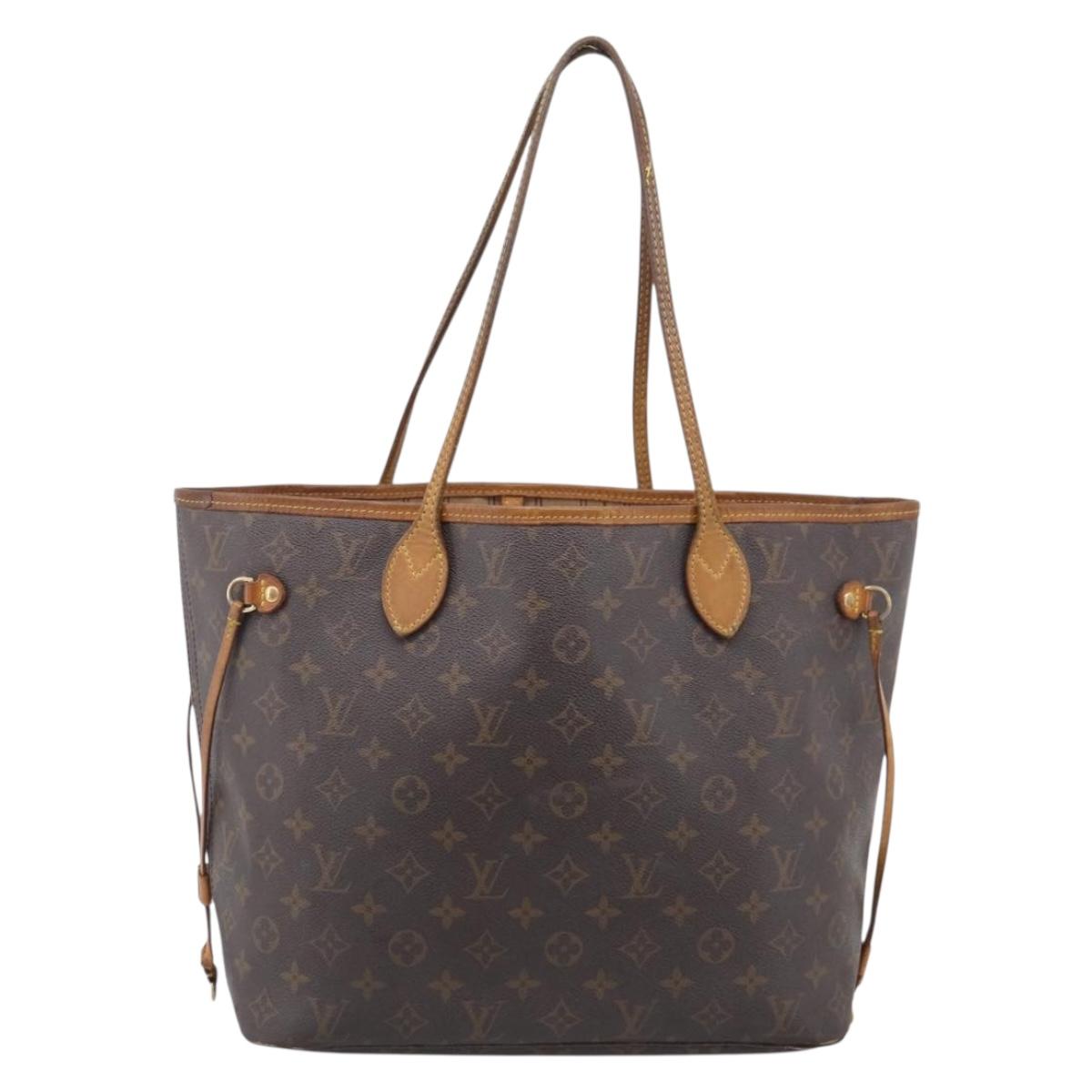 LOUIS VUITTON Monogram Neverfull MM Tote Bag M40156 LV Auth 213478