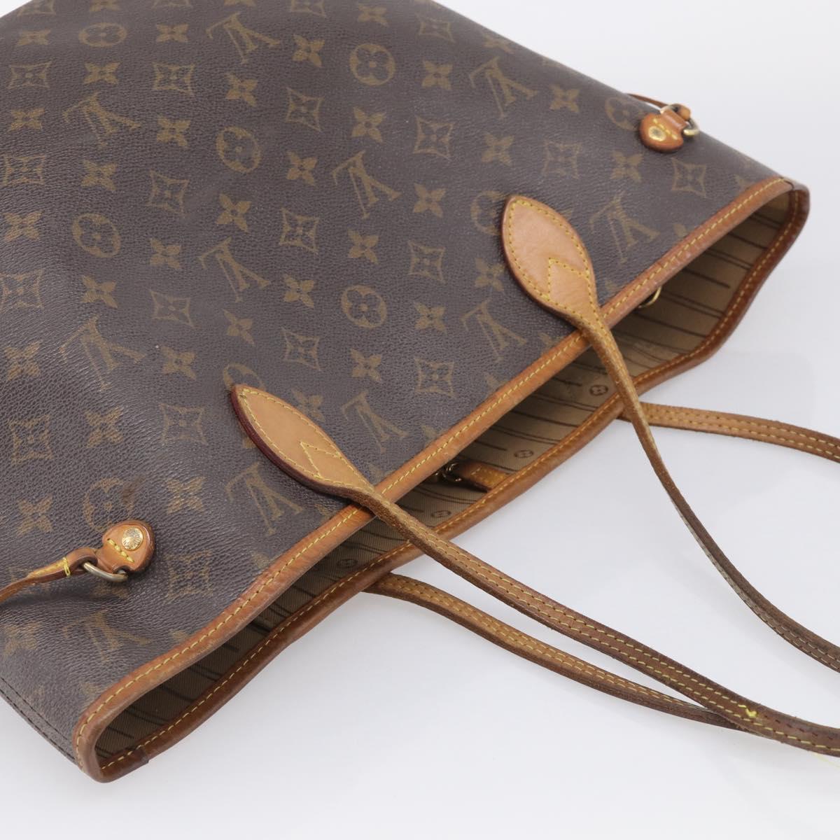 LOUIS VUITTON Monogram Neverfull MM Tote Bag M40156 LV Auth 213478