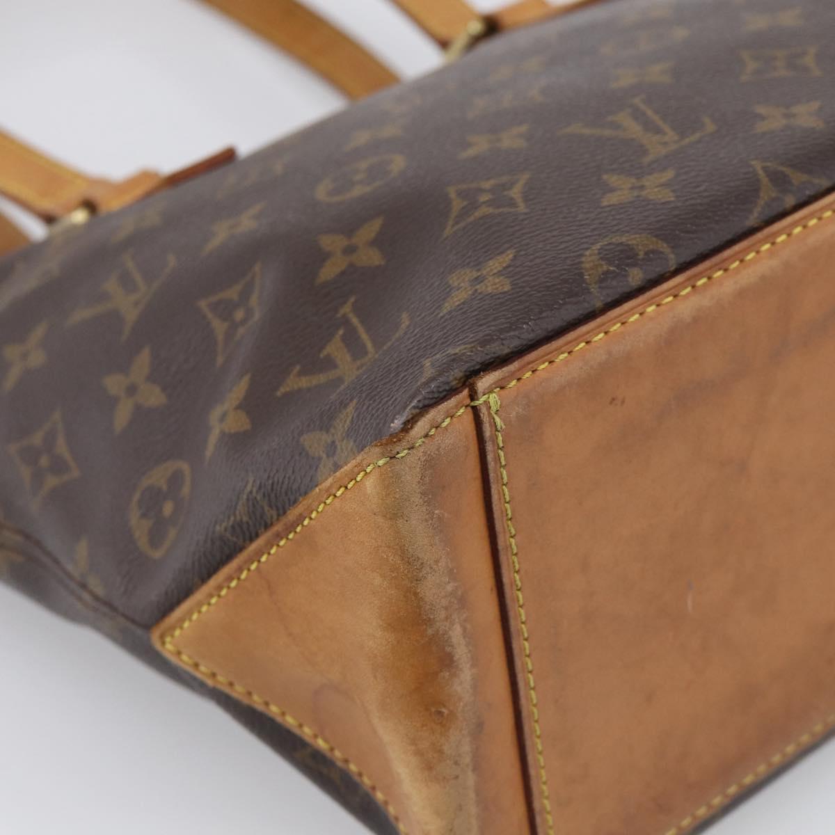 LOUIS VUITTON Monogram Cabas Piano Tote Bag M51148 LV Auth 213480A