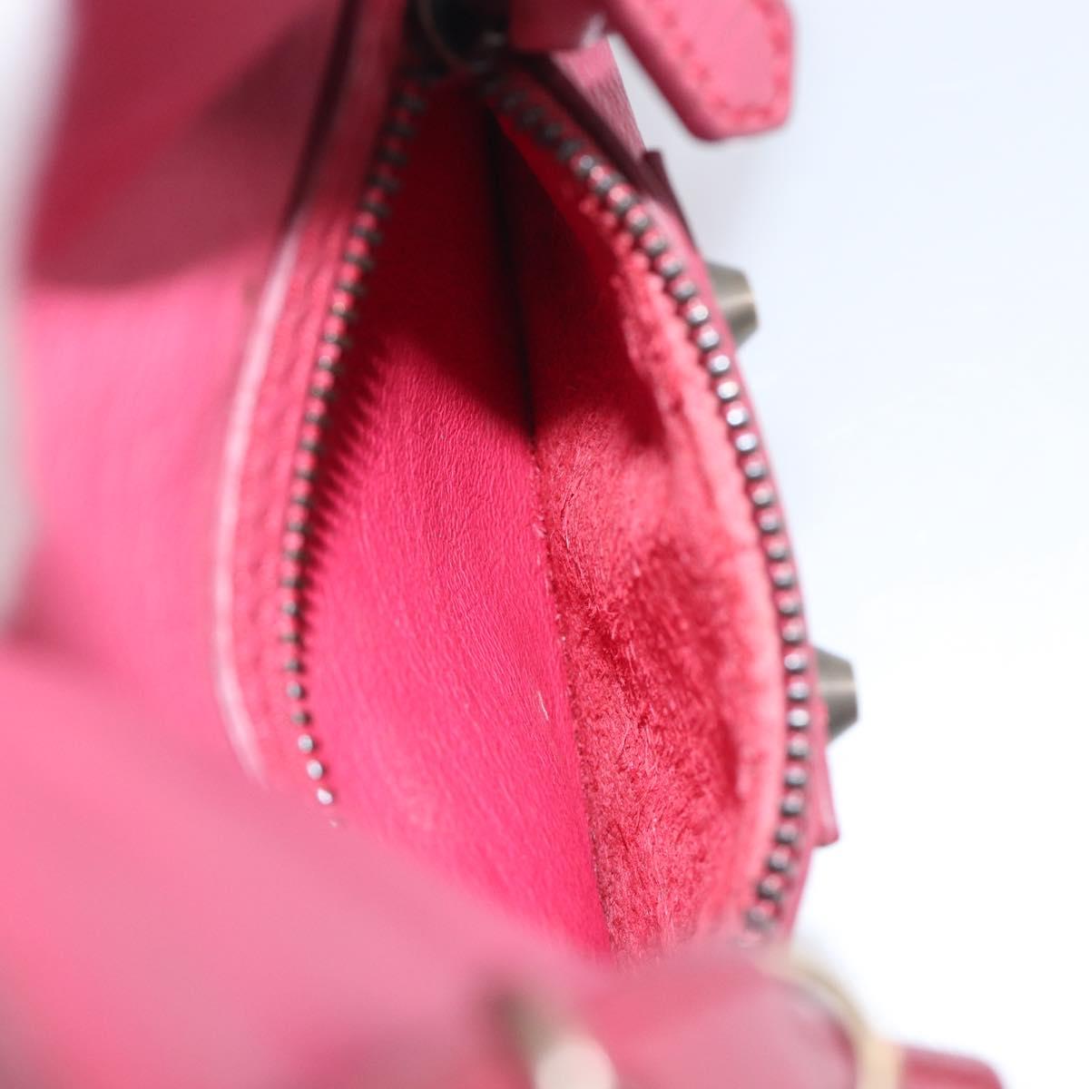 Balenciaga Paper Flap A5 Hand Bag Leather Pink 266396 Auth 213483