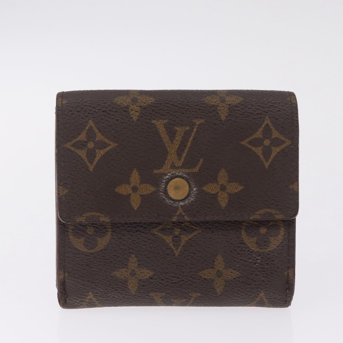 LOUIS VUITTON Monogram Wallet 3 Set LV Auth 213485