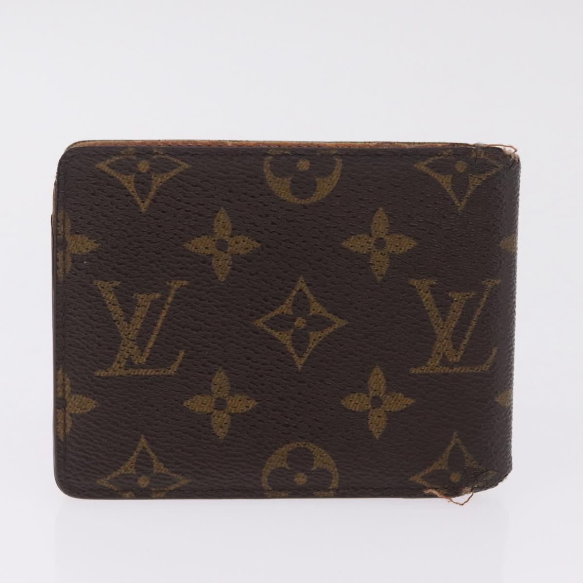 LOUIS VUITTON Monogram Wallet 3 Set LV Auth 213485