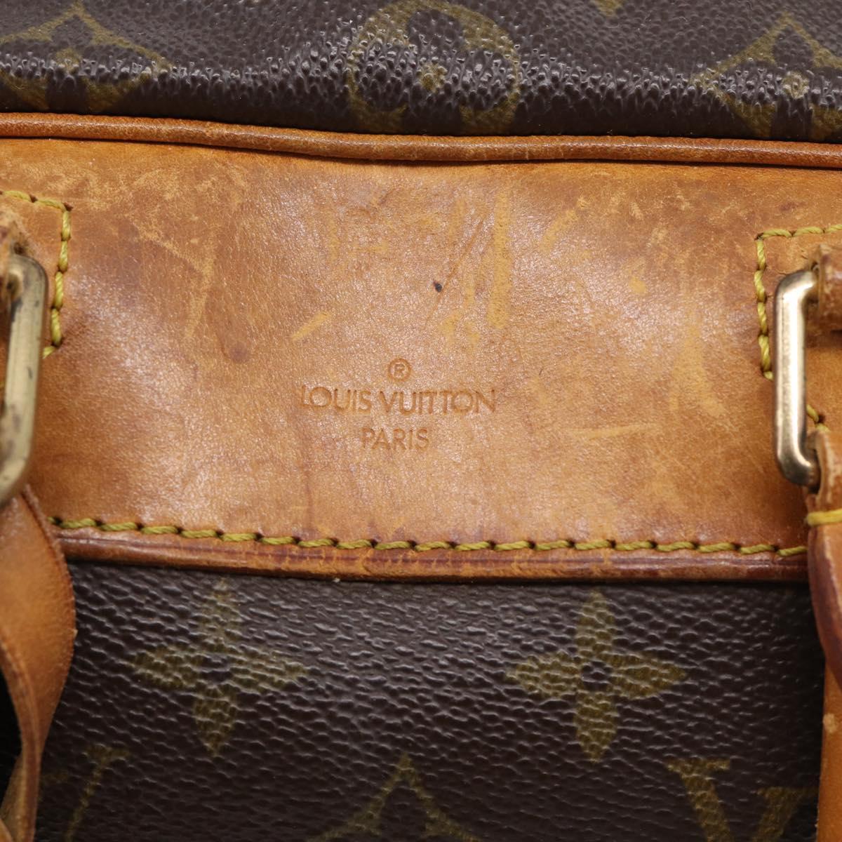 LOUIS VUITTON Monogram Deauville Hand Bag M47270 LV Auth 213501