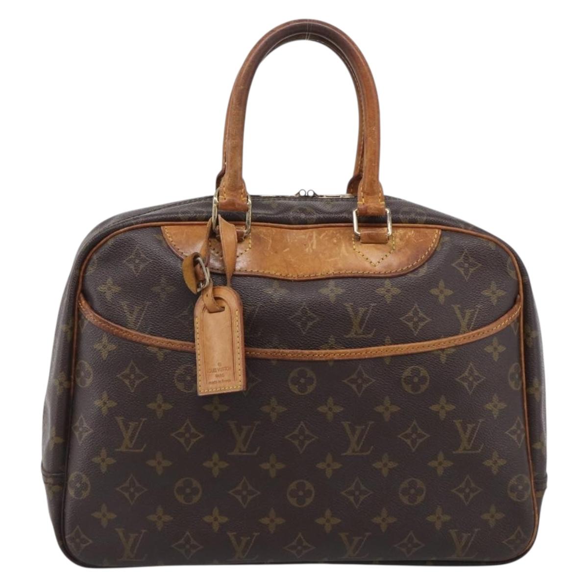 LOUIS VUITTON Monogram Deauville Hand Bag M47270 LV Auth 213501
