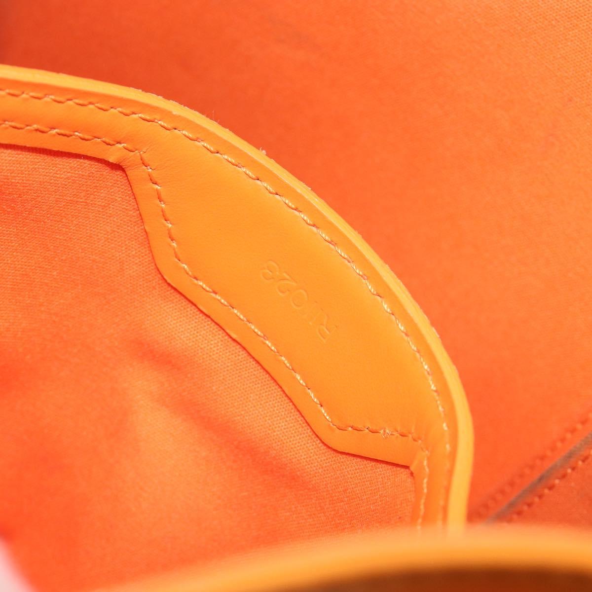 LOUIS VUITTON Epi Sac Plat Hand Bag Orange Mandarin M5274H LV Auth 213504A