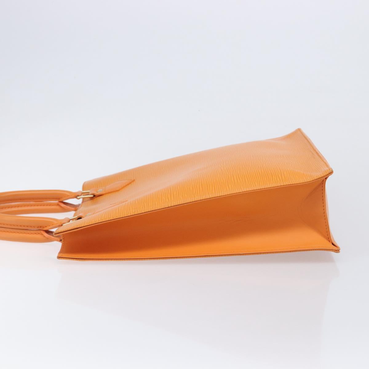 LOUIS VUITTON Epi Sac Plat Hand Bag Orange Mandarin M5274H LV Auth 213504A