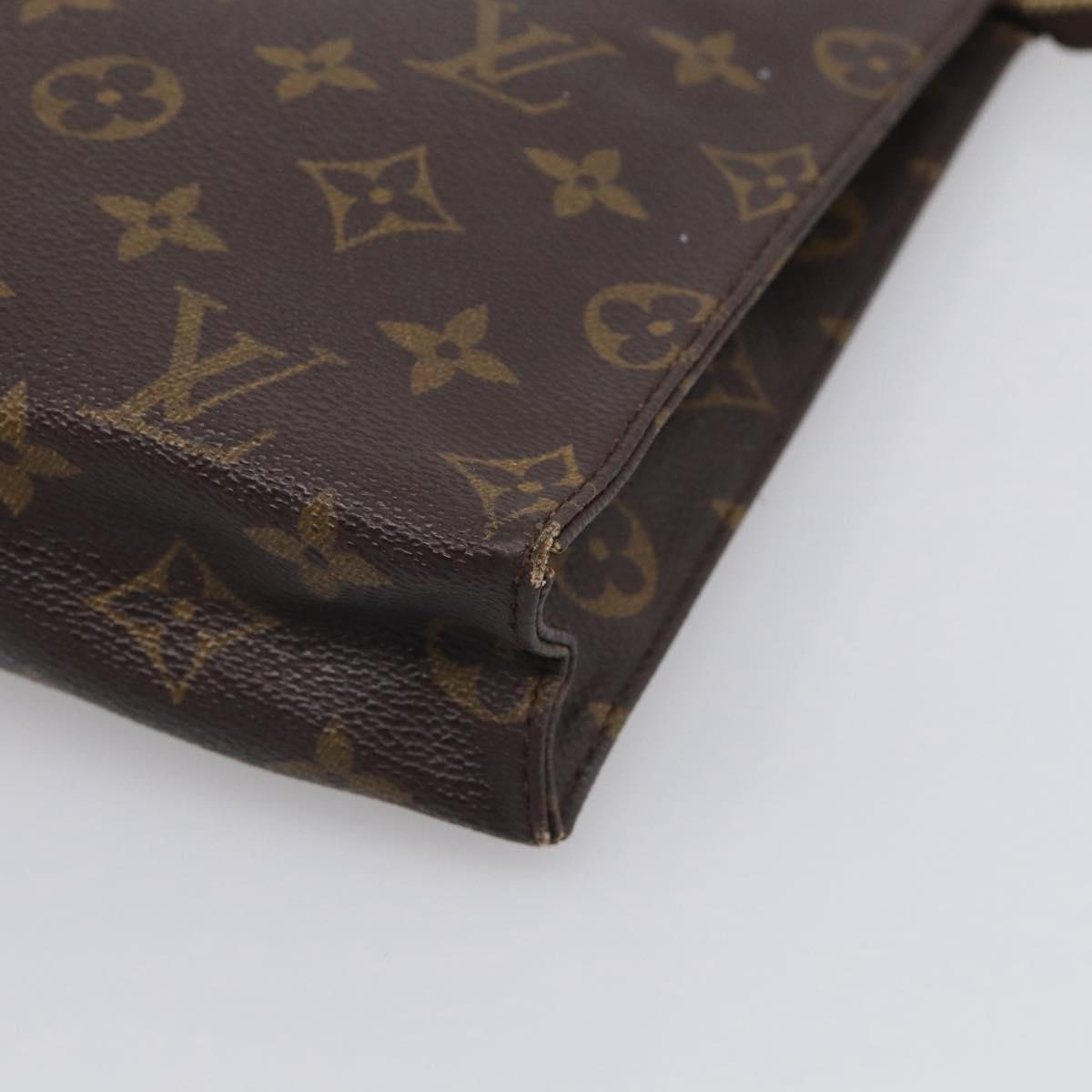 LOUIS VUITTON Monogram Poche Toilette 26 Pouch M47542 LV Auth 213582