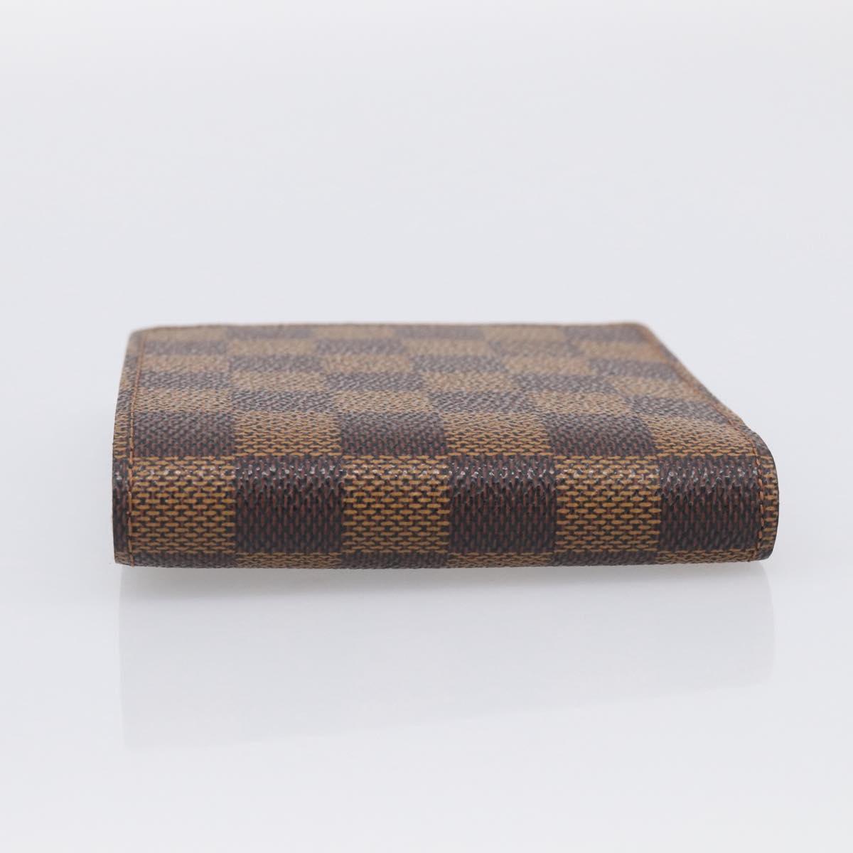 LOUIS VUITTON Damier Ebene Portefeuille Marco Wallet N61675 LV Auth 213616V