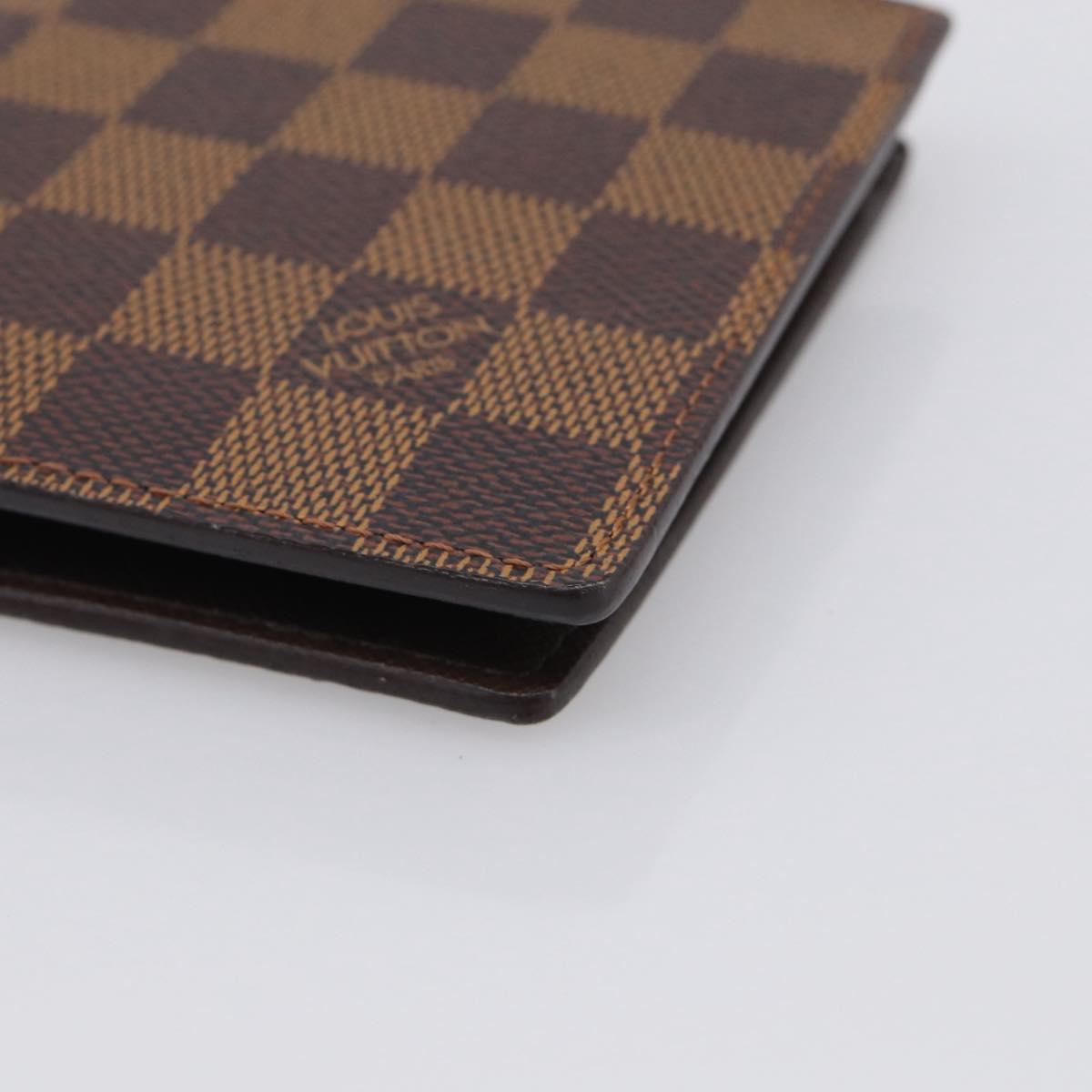 LOUIS VUITTON Damier Ebene Portefeuille Marco Wallet N61675 LV Auth 213616V