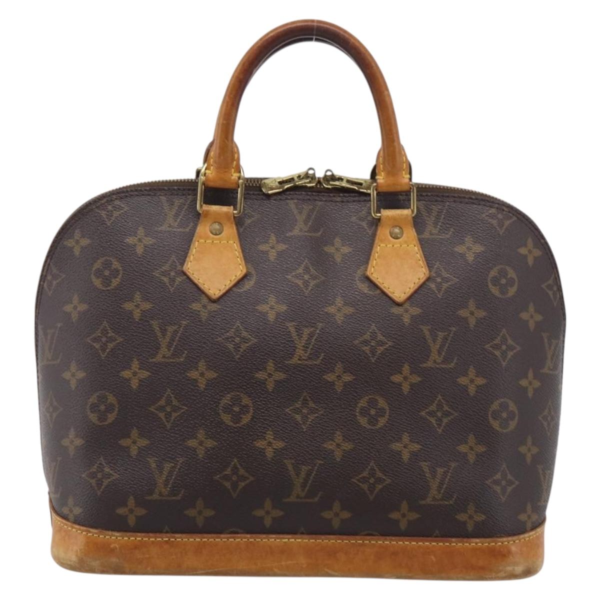 LOUIS VUITTON Monogram Alma Hand Bag M51130 LV Auth 213621